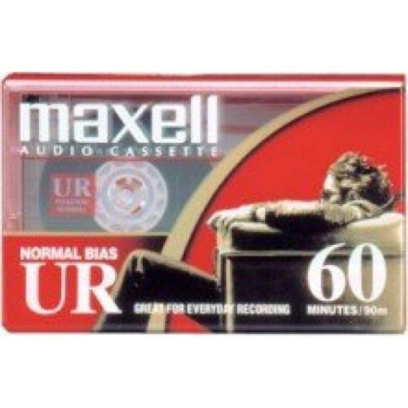Maxell UR-60 Audio Cassette- Box of 10 - intl
