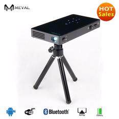 Meval P8 2017 Best Smart Mini DLP Projector HDMI with WIFI 1080P Full HD Android 4.4 1G/8G Rom