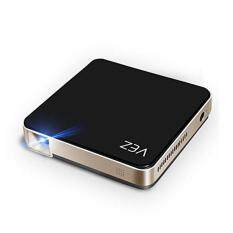 Mini Portable VEZ 3D Projector Low Noise Multimedia Home Theater Black