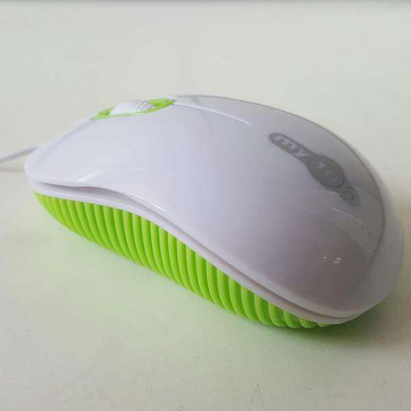 my10s Lady Bird Wired USB Mouse -White Green Malaysia