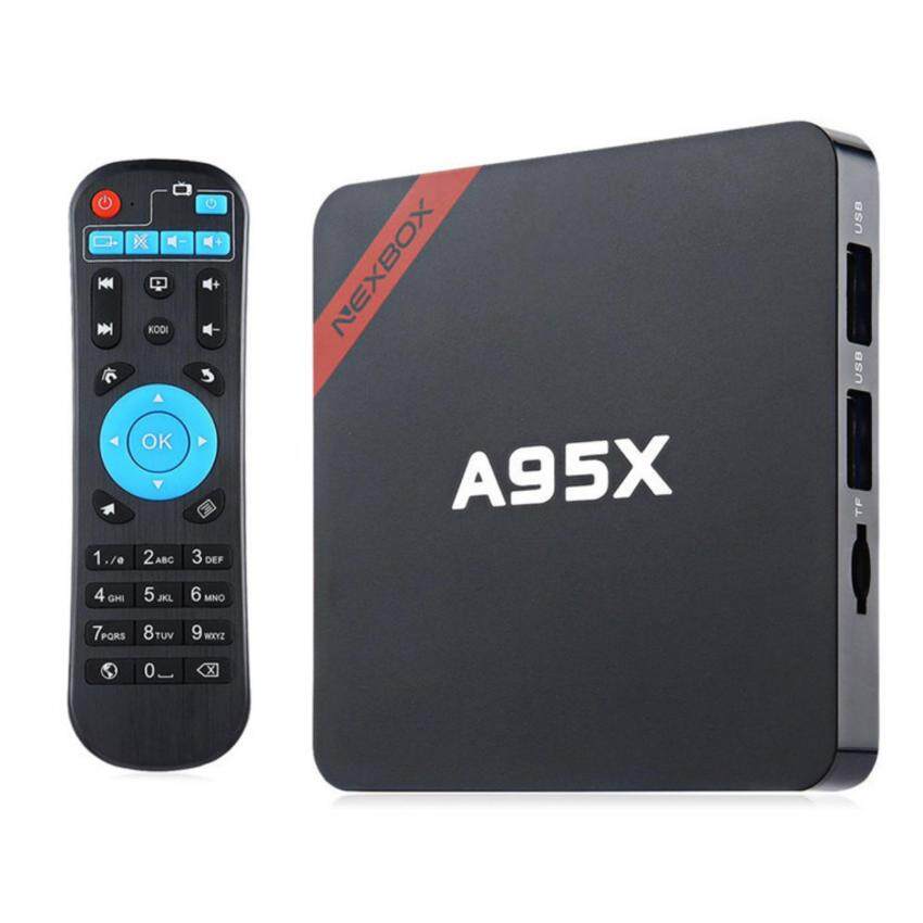 JoyFun New Android 6.0 TV Box, A95X Amlogic S905x Quad core Cortex A53 2.0GHz 64bit five-core Mali-450MP GPU 1G 8G UHD 4K H.265/1080P 60fps Media Center Smart TV BOX