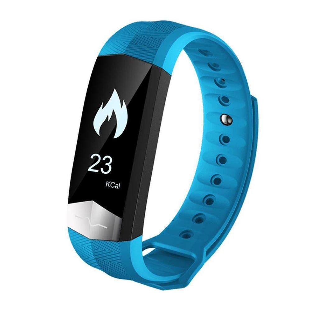 ใหม่ CD01 สมาร์ท Sleep กีฬากิจกรรมออกกำลังกาย Heart Rate Tracker (สีฟ้า)