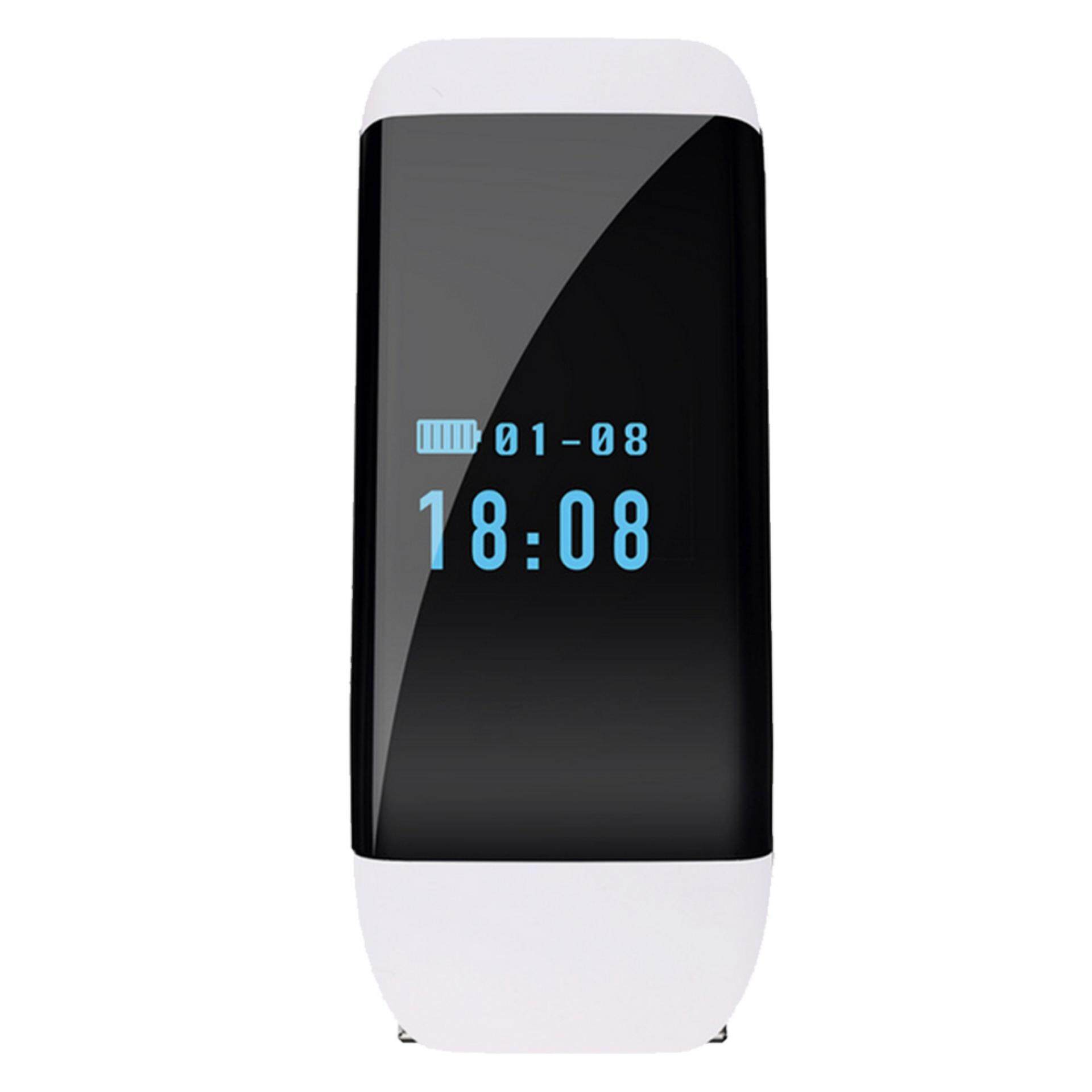 NiceEshop Bluetooth 4.0 กำไลข้อมืออัจฉริยะ, สร้อยข้อมือกีฬาอัจฉริยะหัวใจ Rate และการตรวจสอบการนอนหลับ, กันน้ำ IP66, นาฬิกาปลุก, ตัวนับขั้นตอน, ชิป NFC ในตัวสายรัดข้อมือฟิตเนสสำหรับ Android IOS NiceEshop Bluetooth 4.0 กำไลข้อมืออัจฉริยะ, สร้อยข้อมือกีฬาอัจฉริยะหัวใจ Rate และการตรวจสอบการนอนหลับ, กันน้ำ IP66, นาฬิกาปลุก, ตัวนับขั้นตอน, ชิป NFC ในตัวสายรัดข้อมือฟิตเนสสำหรับ Android IOS