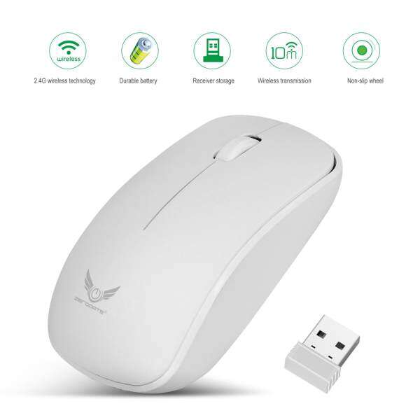 niceEshop Mini Wire-less Mouse,Travel Portable Silent Mobile Mice With Whisper-Quiet Button,for Mac Laptop Tablet Macbook Notebook Computer PC Malaysia