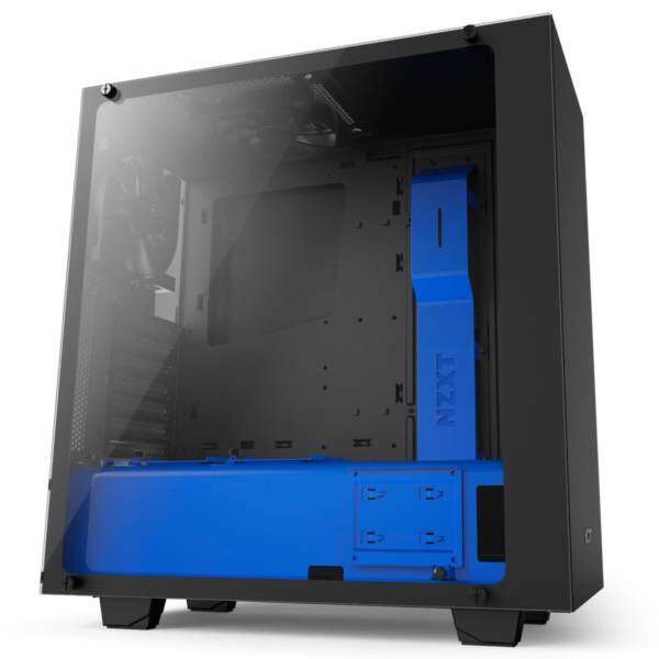 NZXT S340 ELITE MID CASING ( BLACK / BLUE ) Malaysia