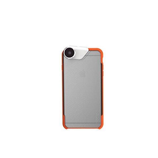 Olloclip-Ollo Case untuk iPhone 6 Plus & 6 S Plus-(Case Saja) Warna: warna Tidak Mengkilap Bening/Bemper Oranye-Internasional