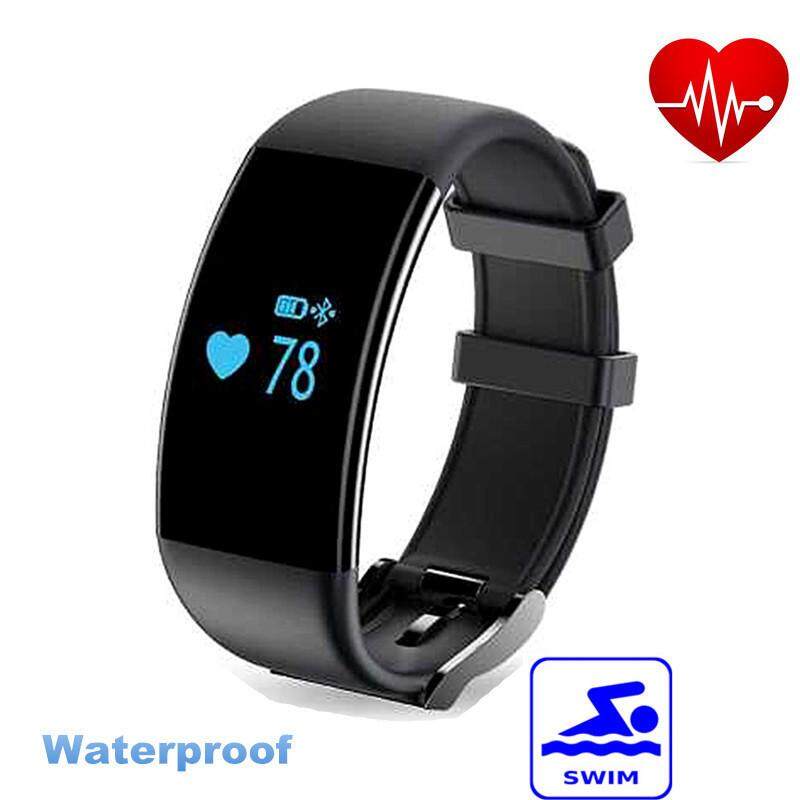 Original DFit D21 เครื่องวัดชีพจร Smartband กันน้ำสมาร์ทสร้อยข้อมือเครื่องติดตามการออกกำลังกายเพื่อสุขภาพ Pedometer สำหรับ Android IOS
