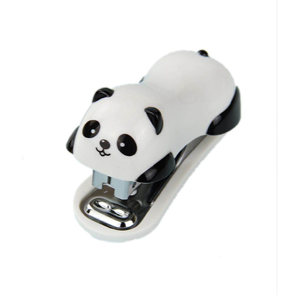 Ouhofus กลับอุปกรณ์การเรียน PANDA Design เครื่องเย็บกระดาษขนาดเล็ก with Stapler Needle - INTL