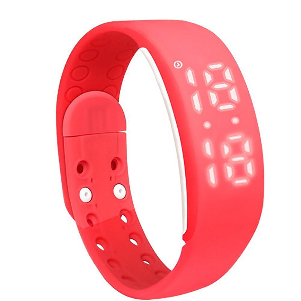 Pedometer ลู่วิ่งอเนกประสงค์กำไลข้อมืออัจฉริยะสร้อยข้อมือกีฬา (สีแดง) Pedometer ลู่วิ่งอเนกประสงค์กำไลข้อมืออัจฉริยะสร้อยข้อมือกีฬา (สีแดง)