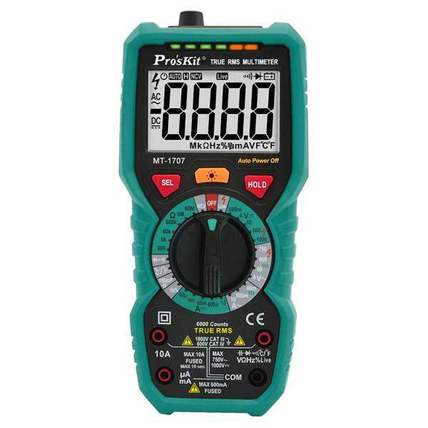 ProsKit MT-1707 3⅚ True-RMS Multimeter (Taiwan) Malaysia