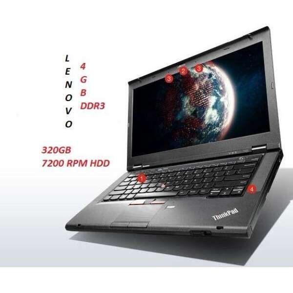 (REFURBISHED) LENOVO Thinkpad T430S INTEL CORE i5 3RD GEN/4GBDDR3/320GB HDD/INTEL HD GRAPHIC/14LED/WIN 7 PRO Malaysia