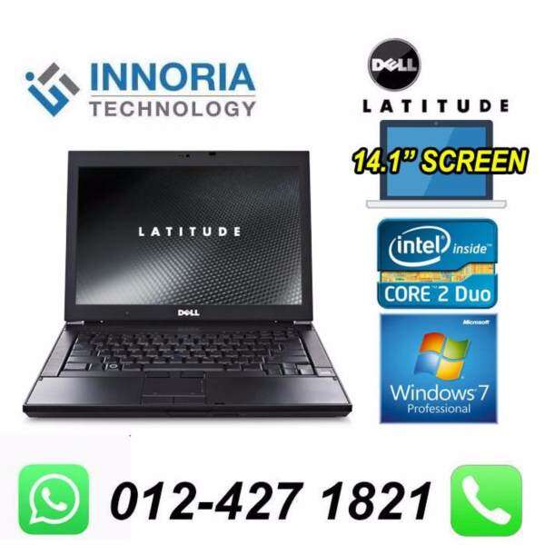 (Refurbished Notebook) DELL LATITUDE E6400 LAPTOP / Core 2 Duo / 14 LCD Screen / 80GB Hard Disk / 2GB Ram / DVD Writer / Windown 7 Malaysia