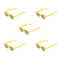 RIS Yellow Kids Passive Circular Polarized Lens 3D Glasses For Child Set of 5