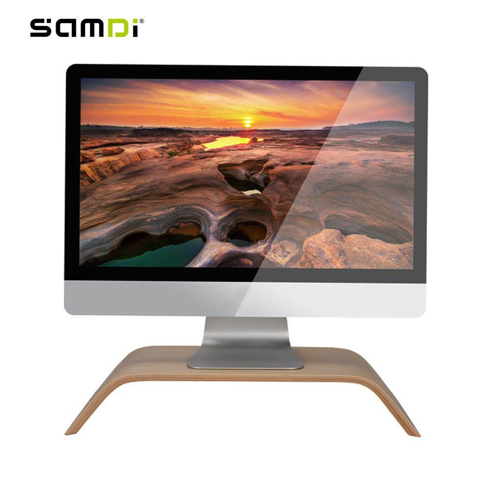 Samdi Laptop Stands Computer Lazada Sg Samdi Laptop Computer Notebook Wood Stand Holder Desk Support For Ipad Macbook Intl