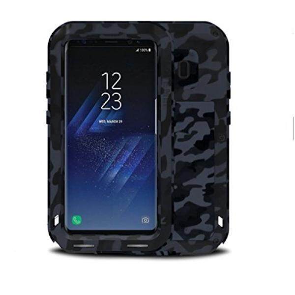 Samsung Galaksi S8 PLUS Logam Case, CINTA MEI Camo Seri Berat Tugas Pelindung Tangki Debu Ekstrim Anti Guncangan/Kotoran Tahan Aluminium Logam Case Sarung Anda samsung Galaksi S8 Plus (6.2 Inci) (Kota)-Internasional