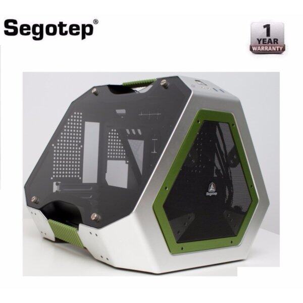 Segotep TG Tempered Glass Fully Aluminium M-ATX/ITX Gaming Case Malaysia