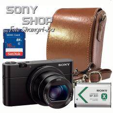 SONY CYBERSHOT RX100M3 / RX100 MARK III 20.1MP 2.9X OPTICAL ZOOM + 16GB CARD RX CASE 1 EXTRA BX1 BATTERY