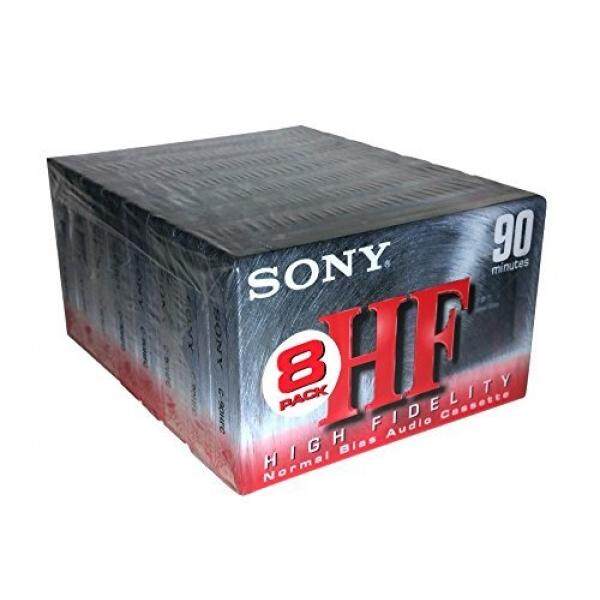 Sony HF 90 High Fidelity Normal Bias C-90HFC Audio Cassettes - 8 Pack