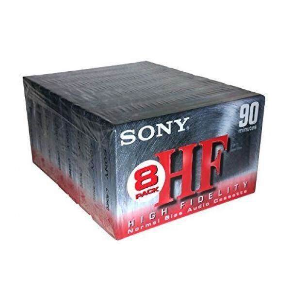 Sony HF 90 High Fidelity Normal Bias C-90HFC Audio Cassettes - 8 Pack