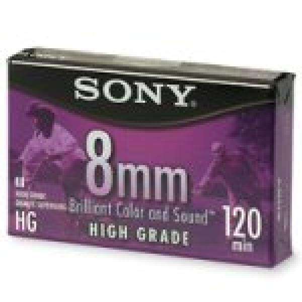 Sony Video Cassette Tape, 8 MM High Grade, 120 Minutes
