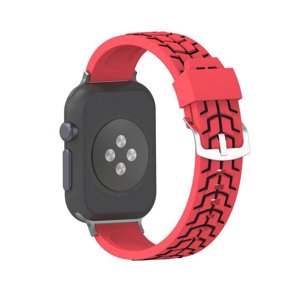 ซิลิโคนกีฬาสายนาฬิกาข้อมือสำหรับ Apple Watch Band สำหรับ Apple สายนาฬิกา Series 3/2/1 42 มิลลิเมตร ซิลิโคนกีฬาสายนาฬิกาข้อมือสำหรับ Apple Watch Band สำหรับ Apple สายนาฬิกา Series 3/2/1 42 มิลลิเมตร