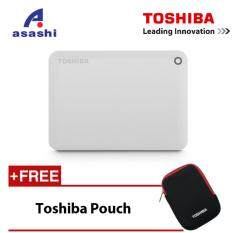 Toshiba Canvio Connect II V8 1TB 2.5" Portable Hard Drive - White