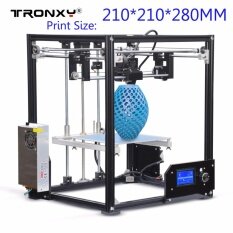 Tronxy Metal 3D Printer 3D Printer Kit Desktop 3D Drinter Print Size210 210 280M Support 1.75mm PLA/ABS/Wood PLA/Flexible Filament ect