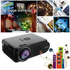Uhappy U90 7000 Lumens 3D Projector 1080P HD LED Theater Cinema VGA USB SD HDMI EU Plug