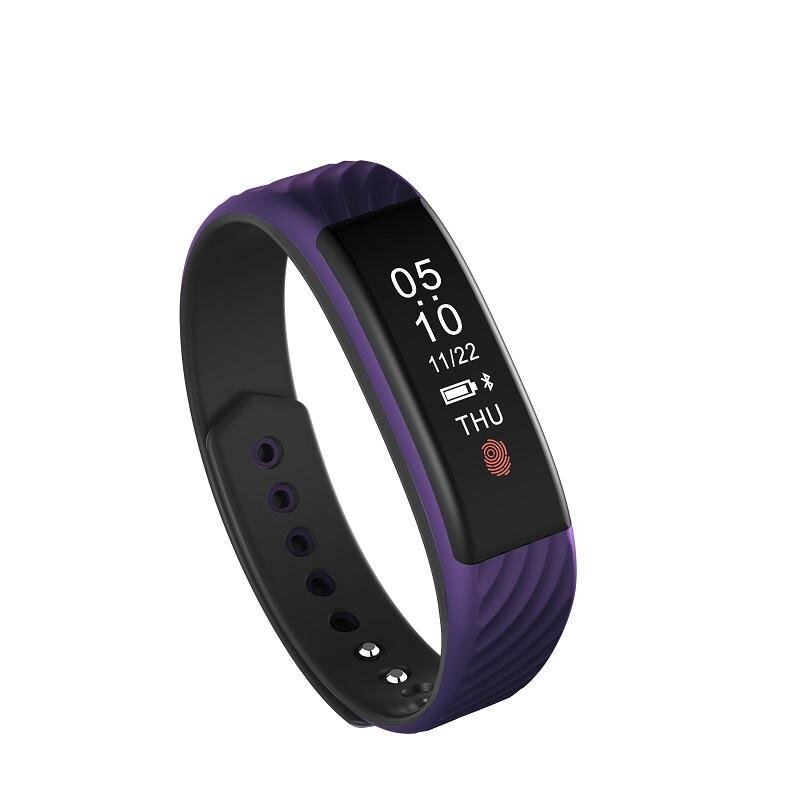 Uhoofit W810 นาฬิกาที่ใช้คลื่นวิทยุบลูทูธสายรัดข้อมืออัจฉริยะกิจกรรม Sleep Tracker นาฬิกาปลุก Passometer สายรัดข้อมือกีฬาสร้อยข้อมือออกกำลังกาย