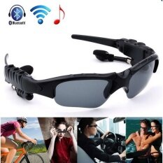 V4.1 Outdoor Sports Bluetooth Earphone Glasses Stereo 7 in 1 Photo+Call + Music + Voice +Warn Smart Glasses(Color:Coffee) (Black)(OVERSEAS)