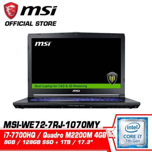 WE72 7RJ 1070MY (QUADRO M2200 4GB GDDR5) (Pre-Order 6-8 Week) Malaysia