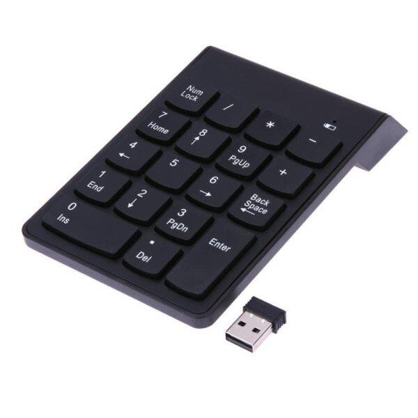 Wireless 2.4G Mini 18-keys Num Pad Numeric Number Keyboard for Laptop Malaysia