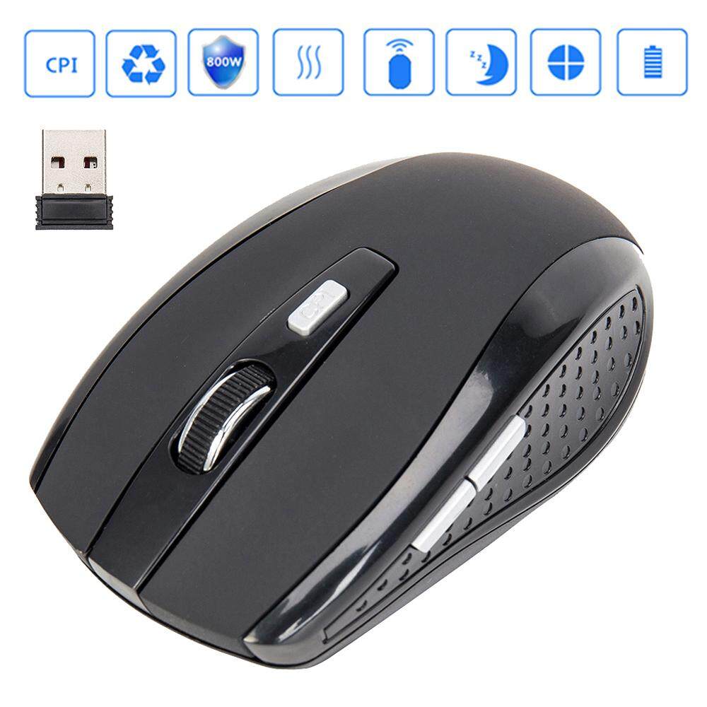 Wireless Mouse 2.4G Cordless Optical Scroll Fly Air Mouse + USB For PC Laptop