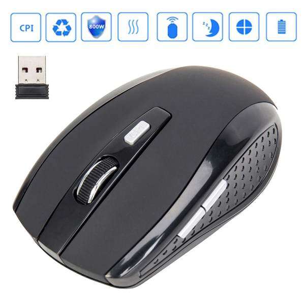 Wireless Mouse 2.4G Cordless Optical Scroll Fly Air Mouse + USB For PC Laptop