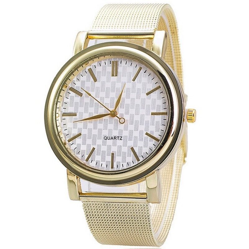 2016 Korea Fashion High Quality Quartz Watches Luxury Brand Gold White Malaysia
