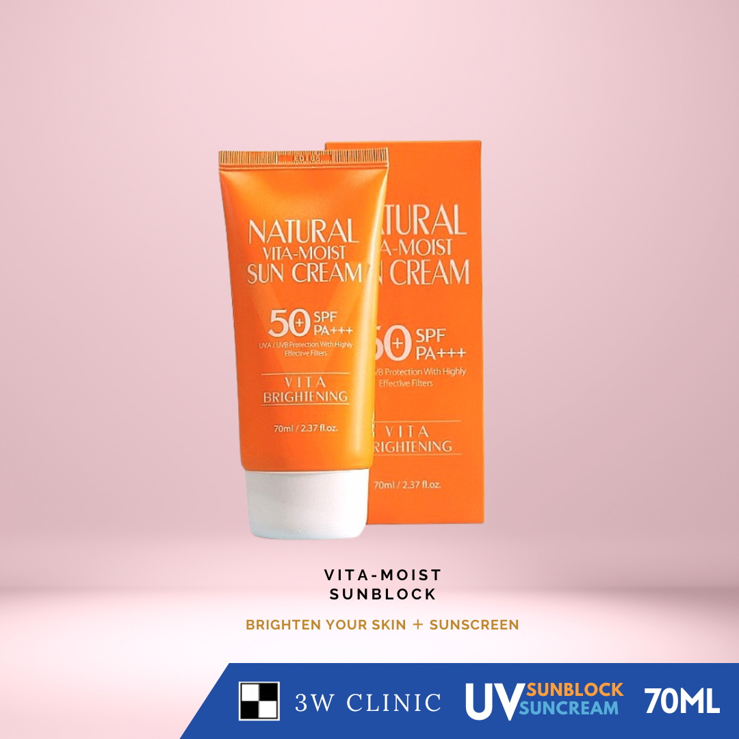 3W CLINIC Intensive UV Sunblock Natural Brightening Sun Cream