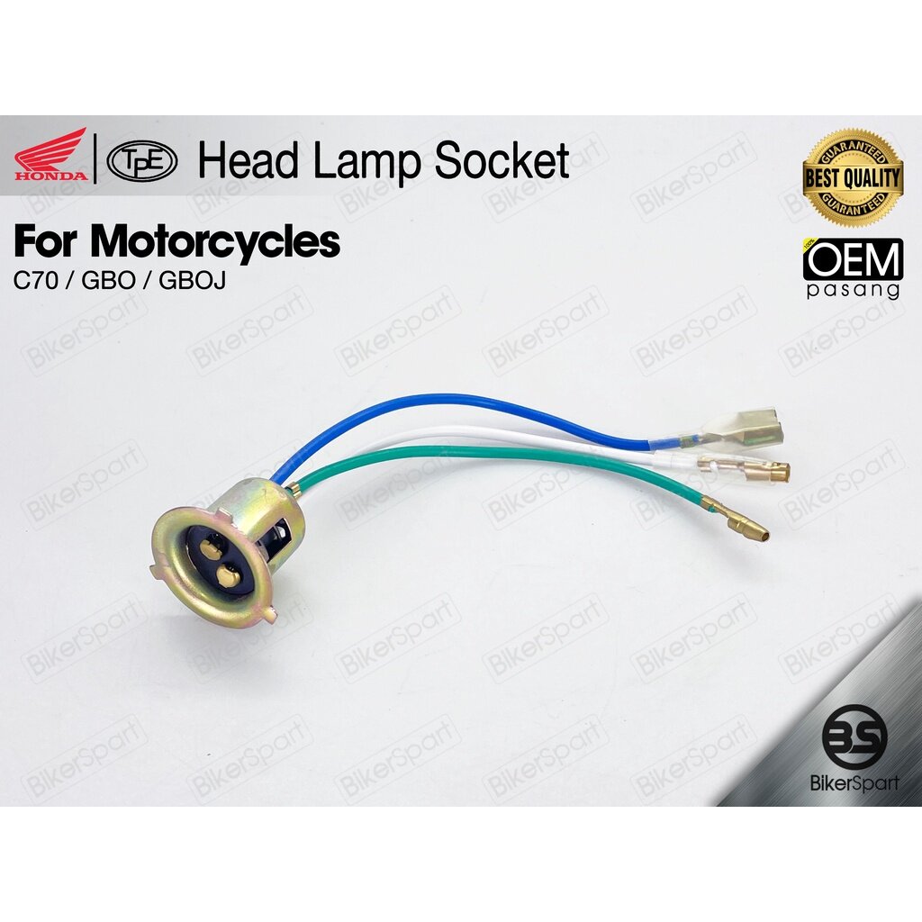 Honda C Gbo Gboj Head Lamp Socket Head Light Socket Soket