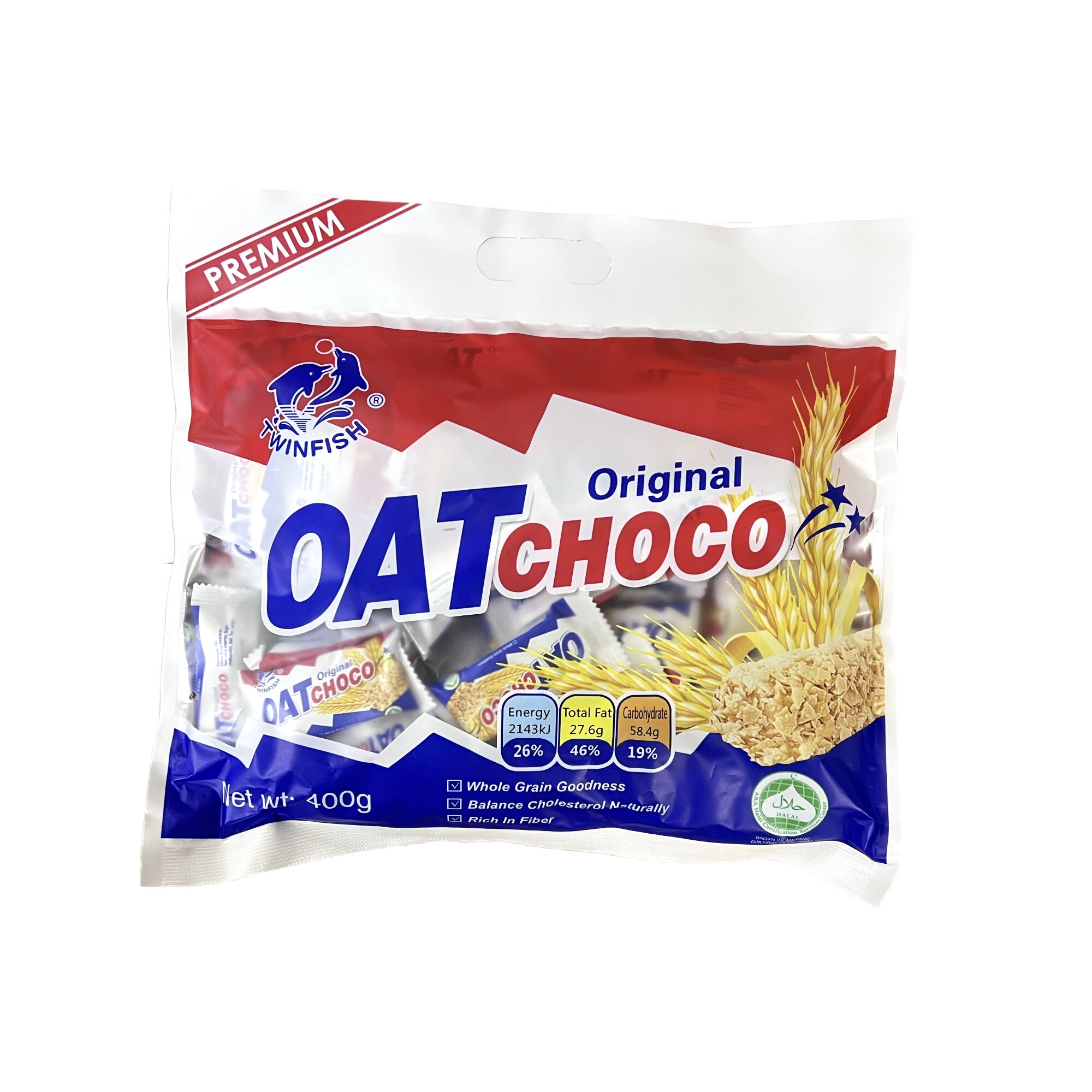 Twinfish Oat Choco Cereal Snack Bar Original Chocolate G Lazada