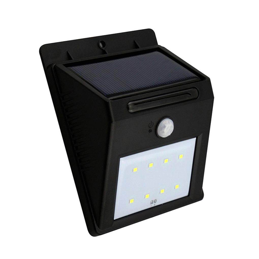LED Tenaga Surya Luar Ruangan Lampu Dinding PIR Sensor Gerak Lampu Lanskap Taman Jalan Keamanan Darurat Cahaya