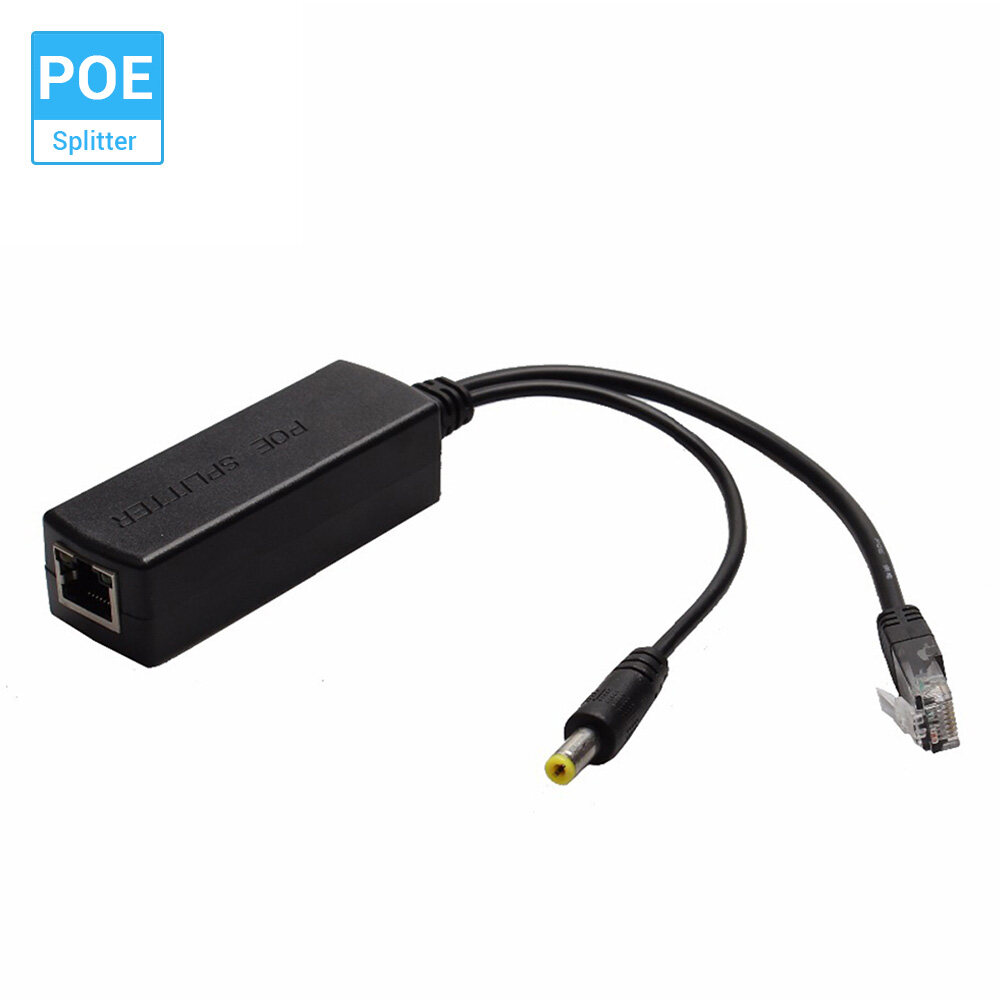 Hamrol 48V To 12V Active Isolated Poe Splitter 12v Adapter Connector