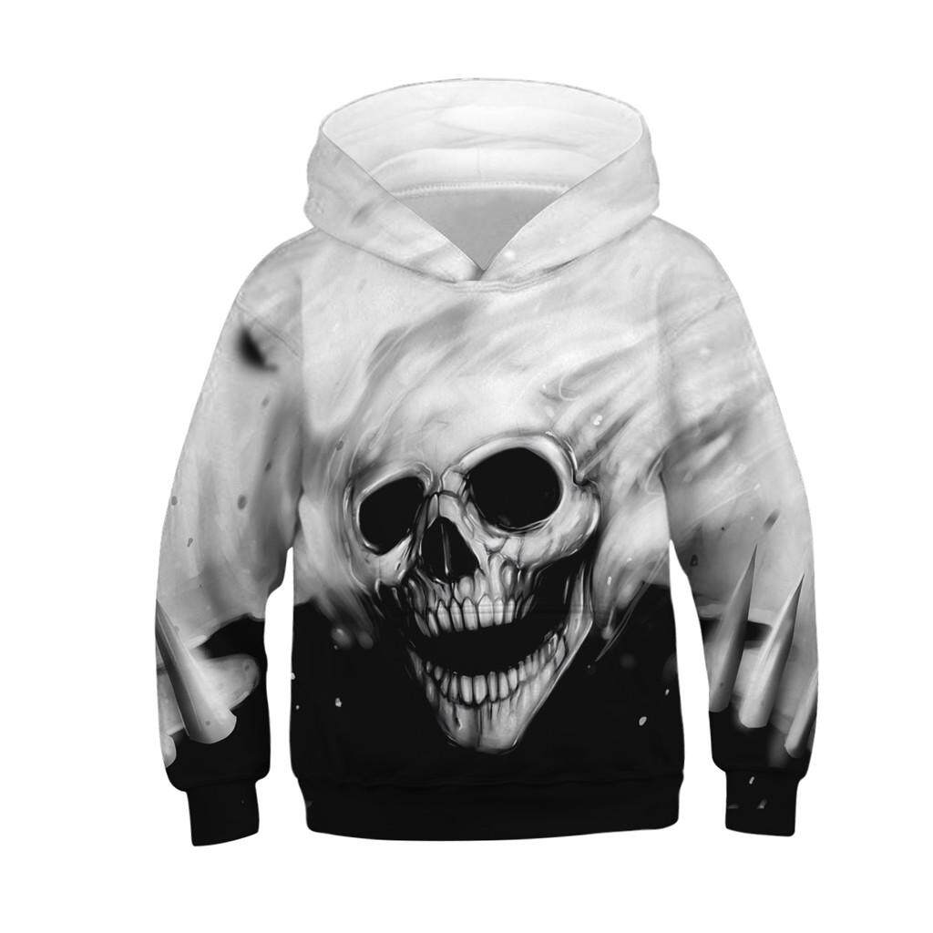 KATATA วัยรุ่นเด็กเด็กสาวเด็กชาย Galaxy ขนแกะพิมพ์เสื้อกันหนาวการ์ตูน Pullover Hoodie KATATA วัยรุ่นเด็กเด็กสาวเด็กชาย Galaxy ขนแกะพิมพ์เสื้อกันหนาวการ์ตูน Pullover Hoodie