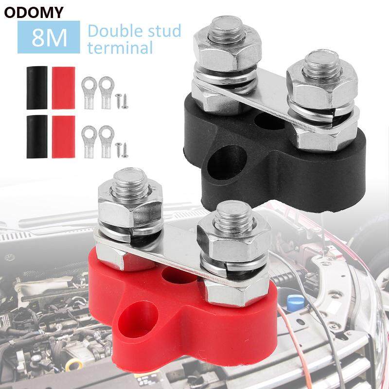 Battery Power Distribution Terminal Block DC 48V Dual M8 Posts Battery