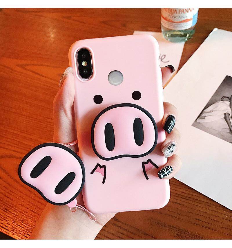 หมูสีชมพูน่ารักเคสสำหรับ