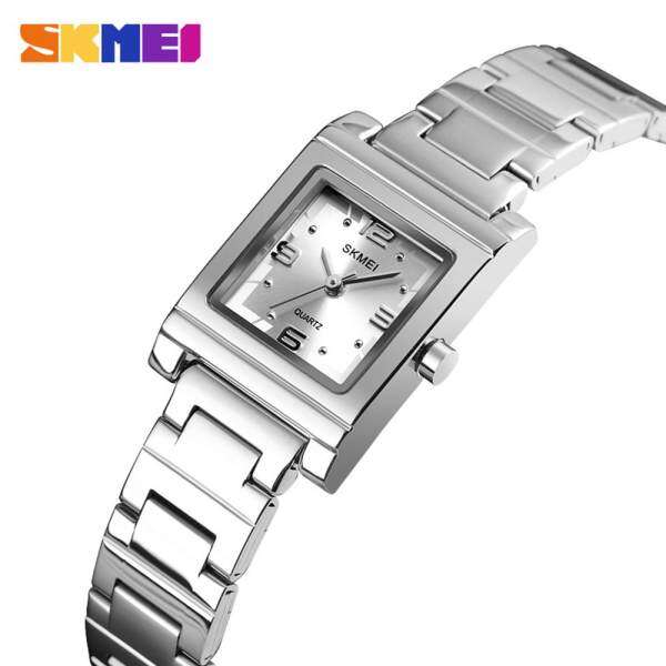 Nơi bán ĐỒNG HỒ Thạch anh Kinh Doanh Cho Nữ Ánh Sáng Sang Trọng Thời Trang Vòng Tay Inox Pha Lê Đồng Hồ Nữ Mặt Vuông Nước chống Đồng Hồ Đeo Tay 1388