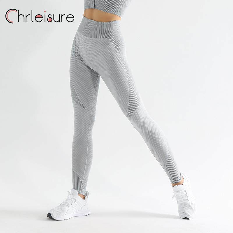 Chrleisure Mallas El Sticas Para Mujer Pantalones De Yoga Sin Costuras