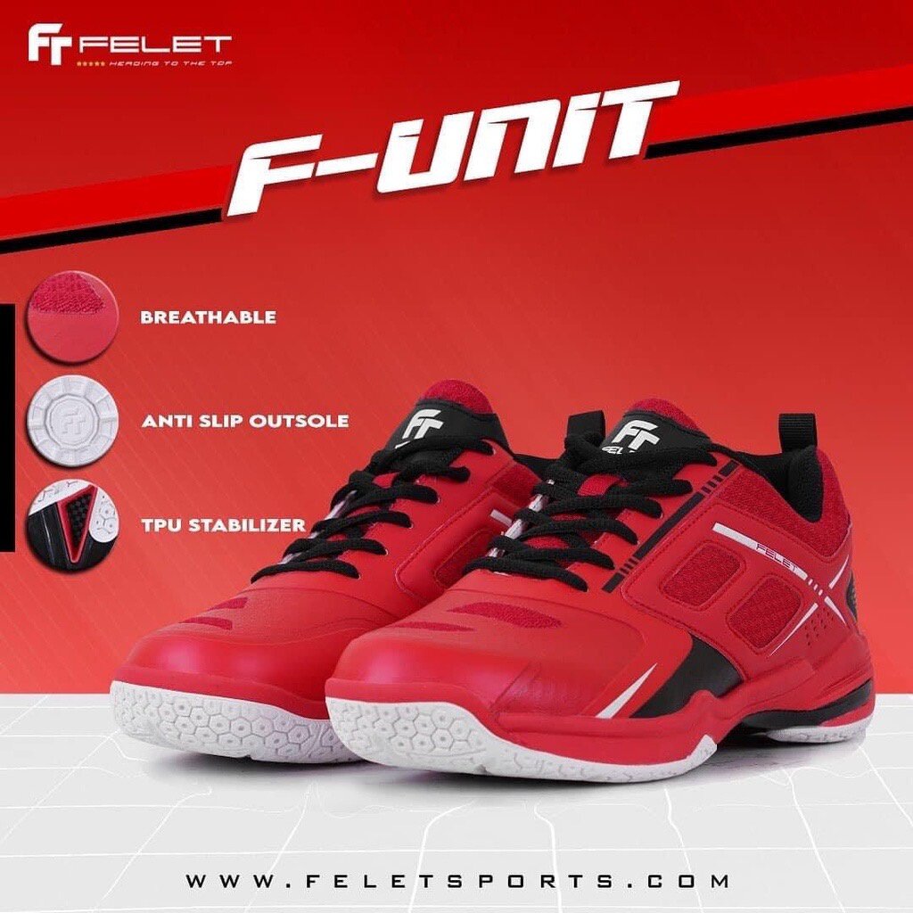 Felet F Unit Unisex Badminton Shoes Free Gift Lazada