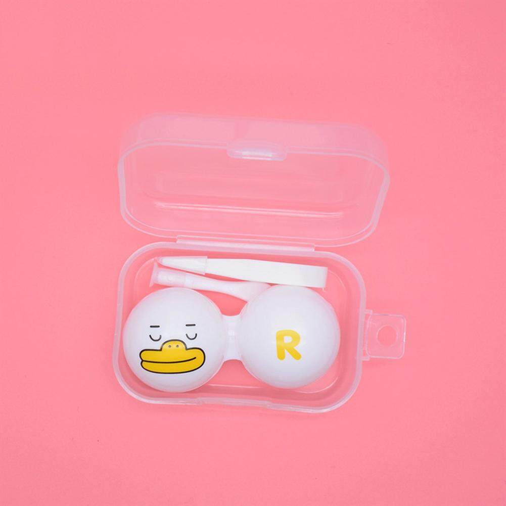 น้ำแข็งโปร่งใส PP คอนแทคเลนส์กรณีการ์ตูนกล่องคู่หูขนาดกะทัดรัดและแบบพกพาคอนแทคเลนส์แว่นตา น้ำแข็งโปร่งใส PP คอนแทคเลนส์กรณีการ์ตูนกล่องคู่หูขนาดกะทัดรัดและแบบพกพาคอนแทคเลนส์แว่นตา