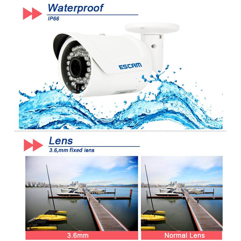 Escam QD320 720 P P2P อินฟาเรดรักษาความปลอดภัยไอพีกล้องมีการมองเห็นได้ในเวลากลางคืนการตรวจจับการเคลื่อนไหว Escam QD320 720 P P2P อินฟาเรดรักษาความปลอดภัยไอพีกล้องมีการมองเห็นได้ในเวลากลางคืนการตรวจจับการเคลื่อนไหว