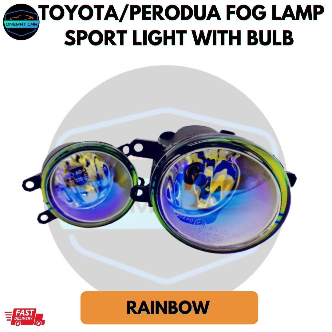 1PAIR Foglamp Toyota Perodua Myvi Lagi Best Icon Alza 2013 Bezza