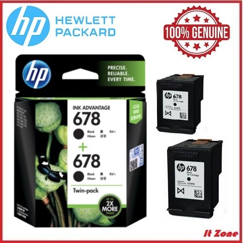 Hp Black Original Ink Advantage Cartridge Cz Aa Lazada